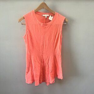 New Eri + Ali Coral Sleeveless Flowy Tunic Tank Top XS‎